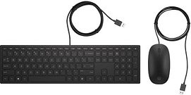 HP Pavilion 400 Tastatur-Maus-Set kabelgebunden schwarz