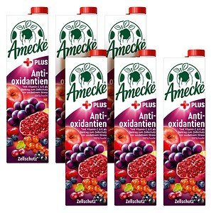 Amecke + Antioxidantien rot Fruchtsaftkonzentrat 6x 1,0 l