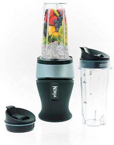NINJA® QB3001EUS Smoothie-Maker schwarz/silber 700 W