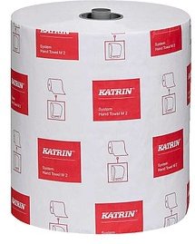 KATRIN Handtuchrollen System M2 2-lagig hochweiß, 6 Rollen