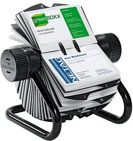 Thumbnail - DURABLE Visitenkarten-Rollkartei Visifix schwarz, für 560 Visitenkarten