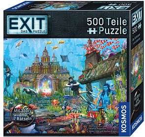 KOSMOS EXIT - Das Puzzle: Der Schlüssel von Atlantis Puzzle, 500 Teile