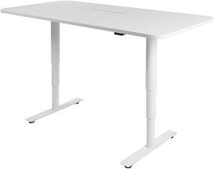 Thumbnail - Topstar Sitness X Up Table 30 elektrisch höhenverstellbarer Schreibtisch weiß rechteckig, T-Fuß-Gestell weiß 160,0 x 80,...