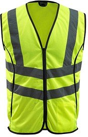 MASCOT® unisex Warnweste Wingate fluorgelb Größe XL