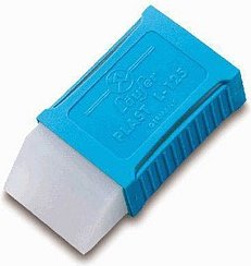 Läufer Radiergummi Plast L-125 transparent, 1 St.