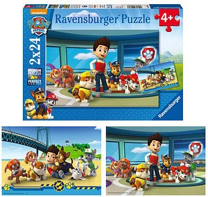 Thumbnail - Ravensburger PAW Patrol Hilfsbereite Spürnasen Puzzle, 2 x 24 Teile