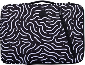 Exacompta Laptophülle Moon Kunstfaser schwarz bis 40,6 cm (16 Zoll)