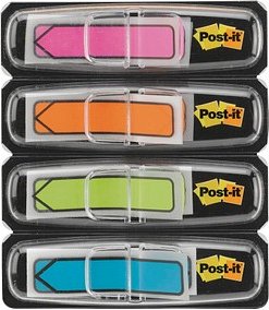Post-it® Index Mini Haftmarker farbsortiert "Pfeil" 4x 24 Streifen