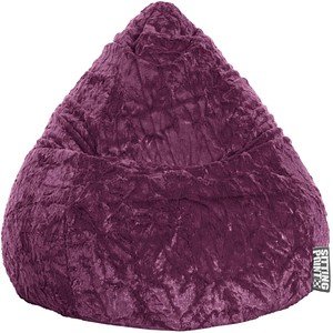 Thumbnail - SITTING POINT Beanbag Fluffy L Sitzsack aubergine