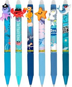 Thumbnail - ONLINE® magiXX Fun Gelschreiber Sea 0,7 mm, Schreibfarbe: blau, 6 St.