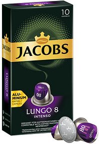 Thumbnail - JACOBS LUNGO INTENSO Kaffeekapseln, Arabica- und Robustabohnen kräftig, 10 Stück