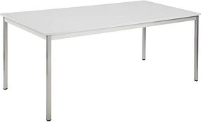 SODEMATUB Mehrzwecktisch lichtgrau, alu rechteckig, Vierkantrohr alu, 180,0 x 80,0 x 74,0 cm