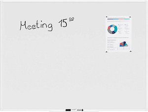 Thumbnail - MAUL Whiteboard MAULprimo 120,0 x 90,6 cm weiß kunststoffbeschichteter Stahl
