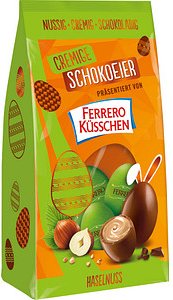 FERRERO KÜSSCHEN Cremige Schokoeier Schokobonbons 19 St./100,0 g