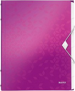 LEITZ Ordnungsmappe WOW 4633 6 Fächer violett