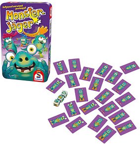 Schmidt MBS Monsterjäger in Metalldose Kartenspiel, 1 St.