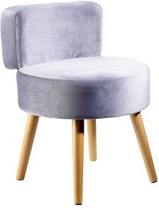 Thumbnail - Echtwerk Sessel Milo grau buche Stoff, 1 St.