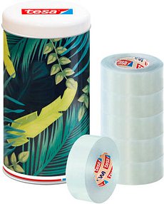 tesa ECO & CRYSTAL Dose Klebefilm transparent 19,0 mm x 33,0 m 6 Rolle