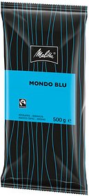Melitta MONDO BLU Kaffee, gemahlen, Arabica- und Robustabohnen kräftig, 500,0 g
