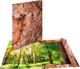 HERMA Zeichenmappe Nature DIN A3 Wood, 1 St.