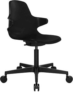 Topstar Bürostuhl Sitness Life 20, FY200S Kunststoff schwarz, Gestell schwarz