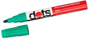 dots Permanentmarker grün 1,5 - 3,0 mm, 1 St.