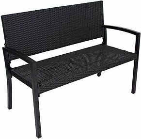 Thumbnail - Garden Pleasure Gartenbank San Remo 970224 anthrazit Kunststoff 116,0 cm