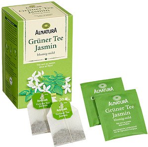 ALNATURA Grüner Tee Jasmin Bio-Tee 20 Portionen