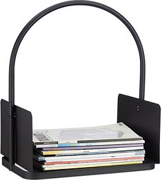 Thumbnail - relaxdays Kaminholzkorb schwarz 40,0 x 30,0 x 46,0 cm, 1 St.