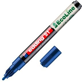 edding 51 EcoLine Lackmarker blau 1,0 - 2,0 mm, 1 St.