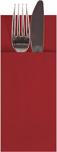 STARPAK Bestecktaschen Airlaid bordeaux 8,5 x 20,0 cm, 480 St.