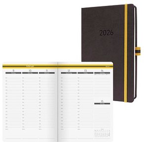 SIGEL Buchkalender Conceptum 2026 grau