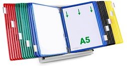 Thumbnail - tarifold Sichttafelsystem 435309 DIN A5 farbsortiert mit 30 St. Sichttafeln, 1 St.