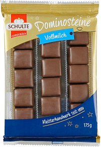 SCHULTE FEINGEBÄCK Dominosteine Vollmilch Pralinen 175,0 g