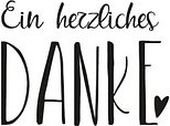 Thumbnail - Rayher Motivstempel Ein herzliches Danke 4,0 x 5,0 cm, 1 St.