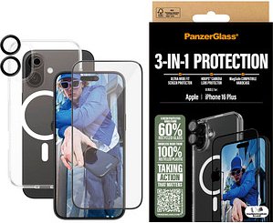 Thumbnail - PanzerGlass™ 3-in-1 Schutz-Set für Apple iPhone 16 Plus