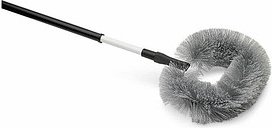 Nölle Staubbesen Oval mit Teleskopstiel grau Kunststoff 31,0 cm breit