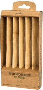 pandoo Mehrweg-Messer, Holz, 5 St.