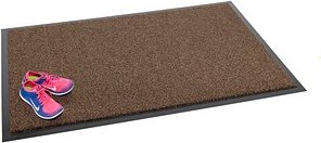 miltex Fußmatte Eazycare Duet schokoladenbraun 90,0 x 150,0 cm