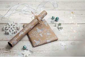 SIGEL Geschenkpapier Polar Bear Eisbär mehrfarbig, 5,0 m