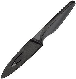 Echtwerk Küchenmesser Black Steel schwarz, Klinge: 9,0 cm, 1 St.