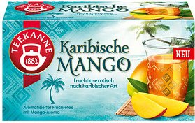 TEEKANNE Karibische Mango Tee 20 Portionen