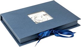 walther design Geschenkbox blau 14,5 x 20,1 x 2,8 cm, 1 St.