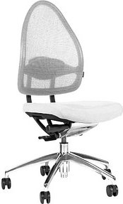 Thumbnail - Topstar Bürostuhl Open Base, J4900S03 Stoff weiß, Gestell alu