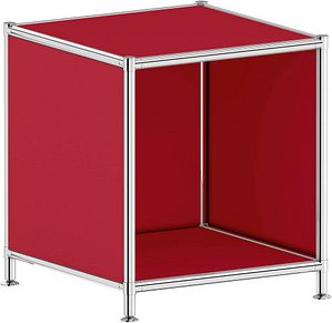 viasit Aktenregal System4 rubinrot 40,4 x 40,4 x 43,2 cm