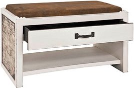 HAKU Möbel Schuhbank 30905 vintage Holz 72,0 cm