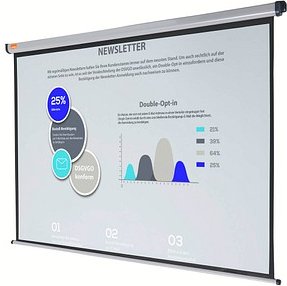 nobo Rolloleinwand 16:10, 195 x 146 cm Projektionsfläche