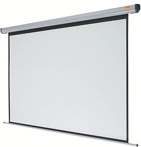 nobo elektrische Rolloleinwand 4:3, 192 x 144 cm Projektionsfläche
