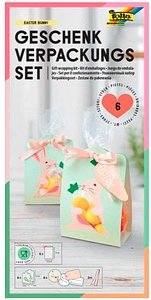 folia Geschenktüten Set Easter Bunny hellgrün 11,5 x 19,0 cm, 6 St.