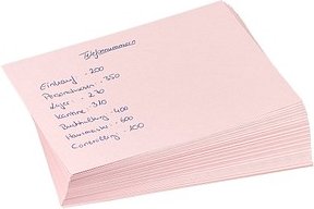RNK-Verlag Karteikarten DIN A6 rosa blanko, 100 St.